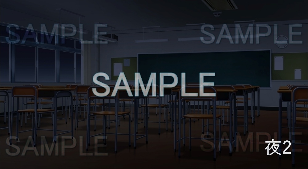 【背景素材】教室(学園編part7-schoolin04)