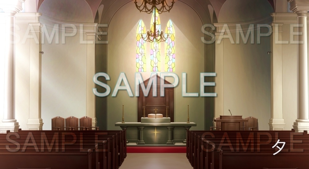 【背景素材】教会(レジャー・施設編part4-sdetc001)