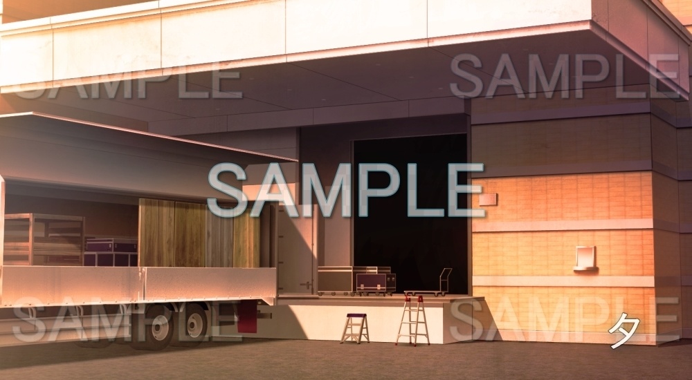 【背景素材】会場 運搬(アイドル編part1-snowuta_008)