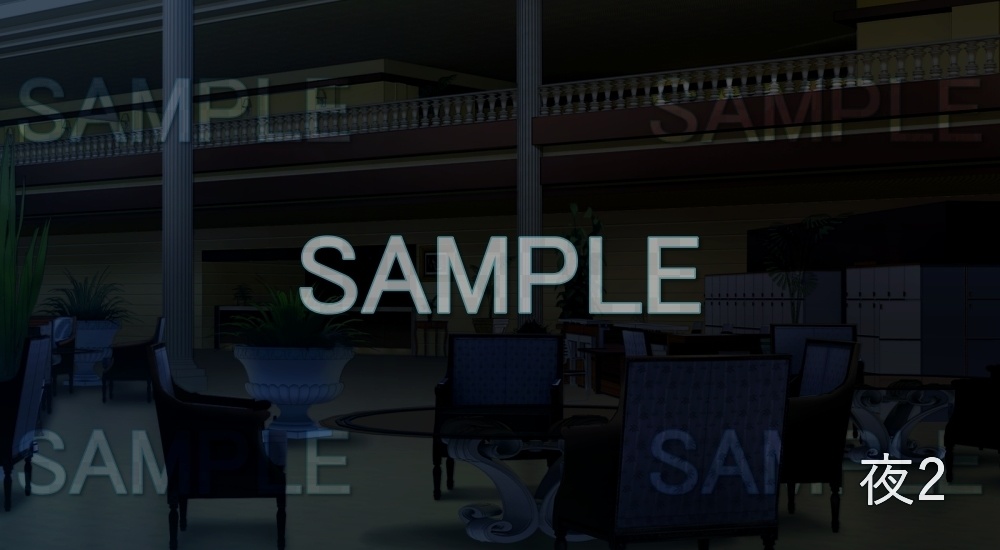 【背景素材】ホテル ロビー(レジャー・施設編part5-snowmori_014)