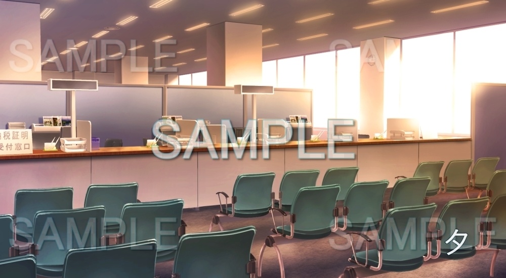 【背景素材】市役所(レジャー・施設編part5-snowkin_13)