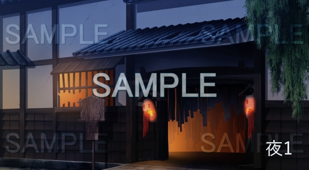 【背景素材】お化け屋敷 | 文字なし版(レジャー・施設編part5-snowuta_006)