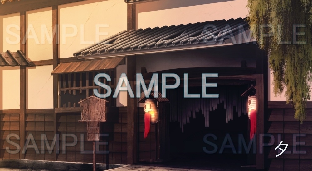 【背景素材】お化け屋敷 | 文字なし版(レジャー・施設編part5-snowuta_006)