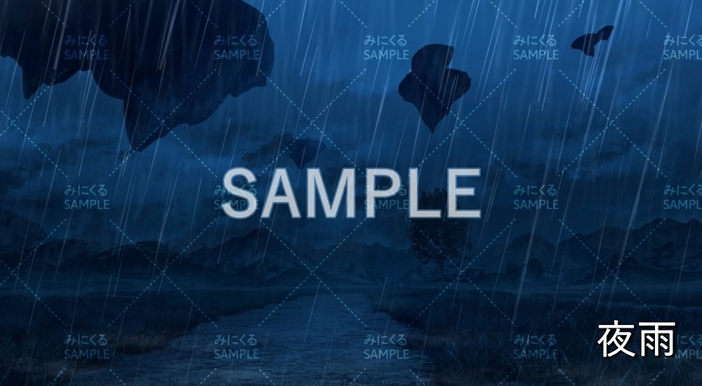 【背景素材】雨 風のダンジョン(ダンジョン編part1-wind_r)