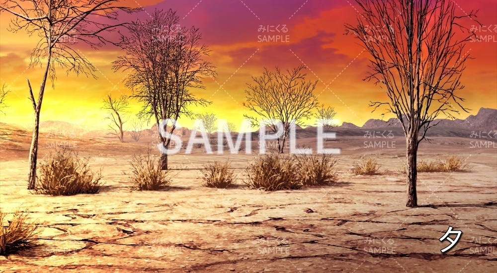 【背景素材】荒野のダンジョン(ダンジョン編part1-wilderness)