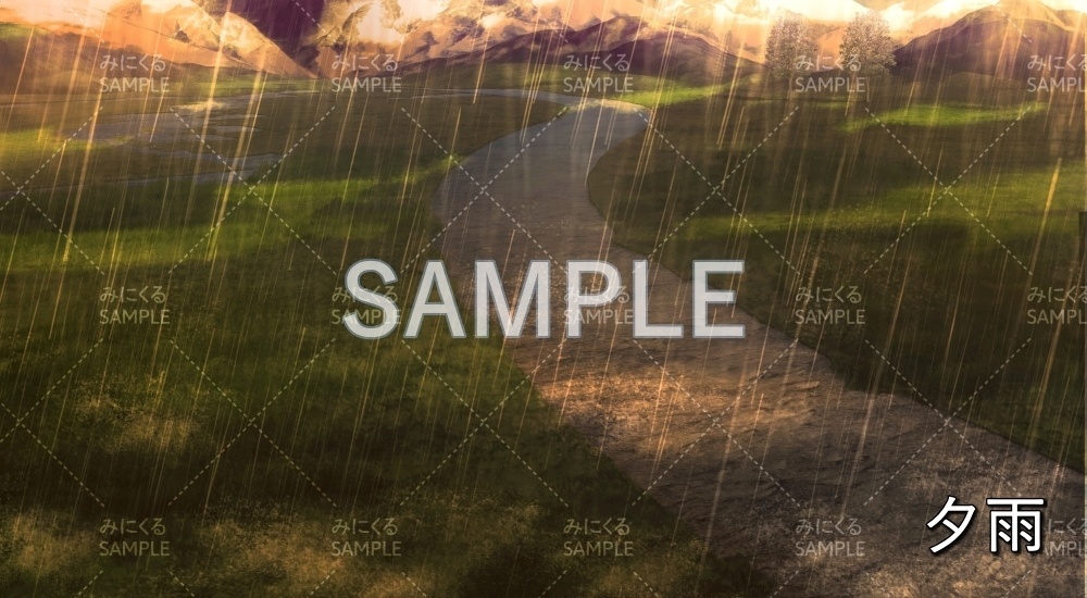 【背景素材】夕 風のダンジョン(ダンジョン編part1-wind_bf_y)