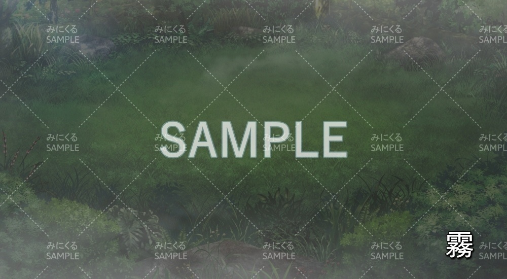 【背景素材】昼/夕 森ダンジョン(ダンジョン編part1-woods_bf)