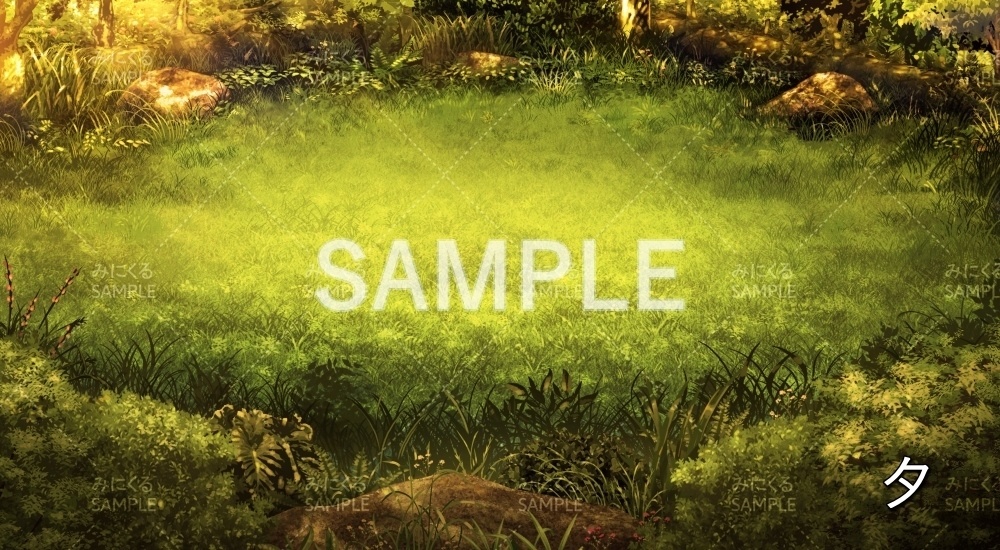 【背景素材】昼/夕 森ダンジョン(ダンジョン編part1-woods_bf)