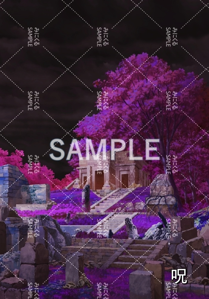 【背景素材】昼 遺跡(ダンジョン編part1-iseki02)