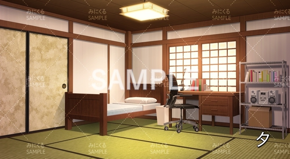 【背景素材】和室部屋(日常編part19-BG01_d_a)
