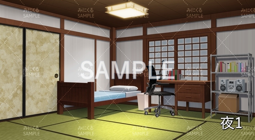 【背景素材】和室部屋(日常編part19-BG01_d_a)