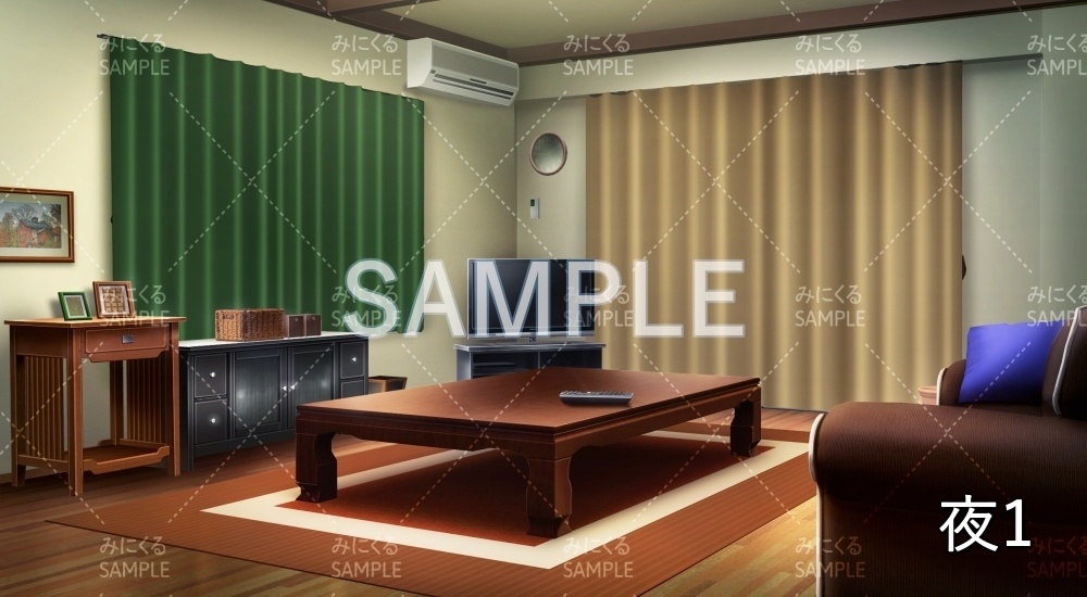【背景素材】リビング(日常編part19-BG01_pl_a)