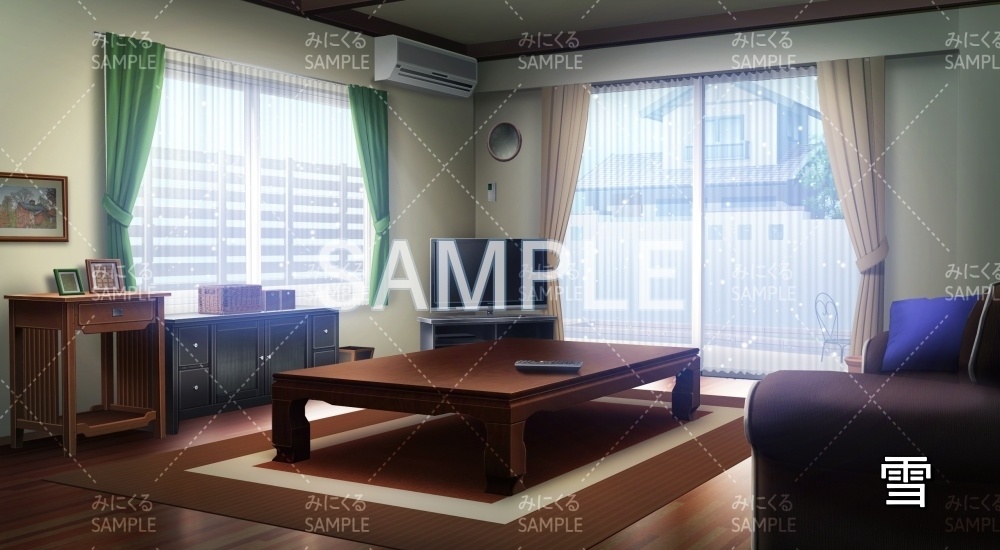 【背景素材】リビング(日常編part19-BG01_pl_a)