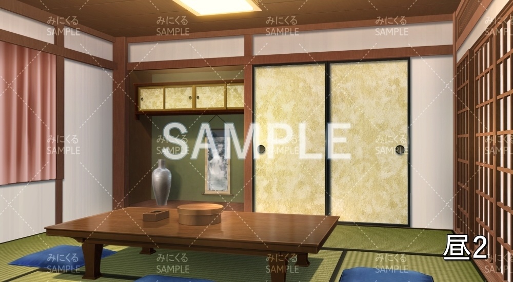【背景素材】和室客間(日常編part19-BG02_d_a)