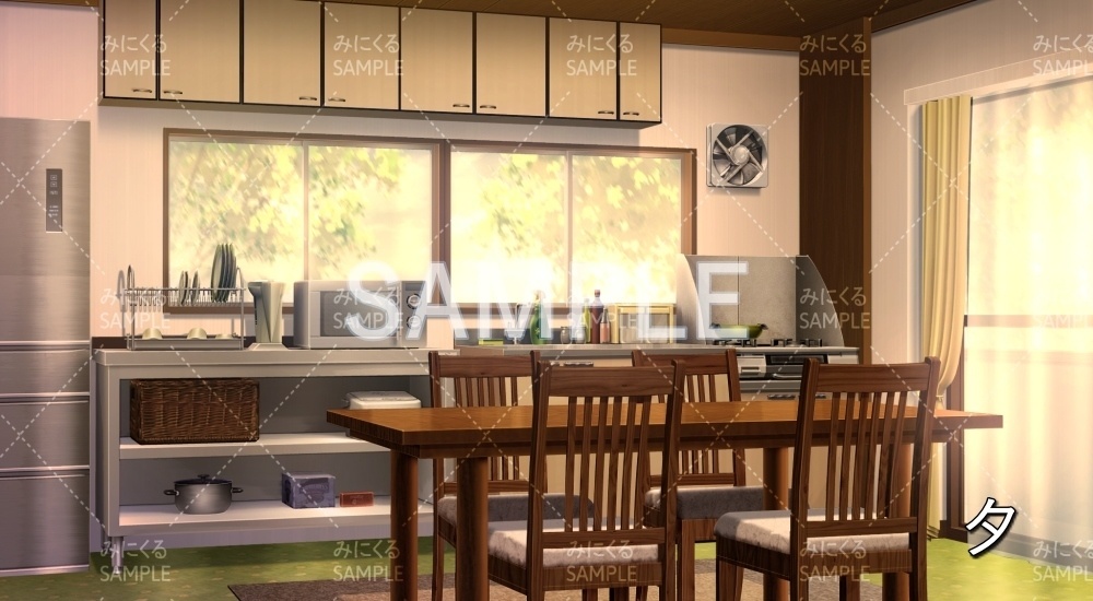 【背景素材】台所(日常編part19-BG04_d_a)