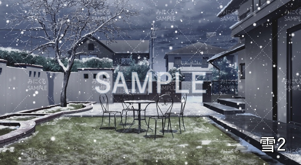 【背景素材】庭/ガーデン(日常編part19-BG08_pl_a)