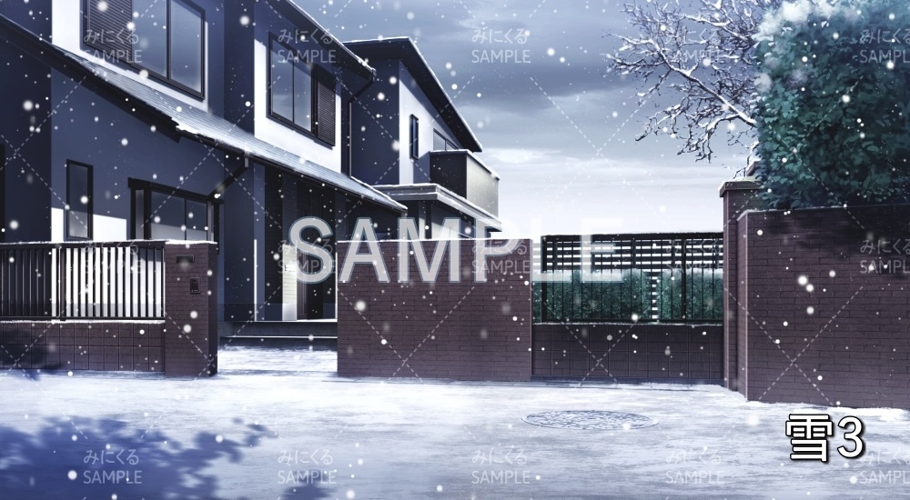 【背景素材】一軒家(日常編part19-BG09_pl_a)