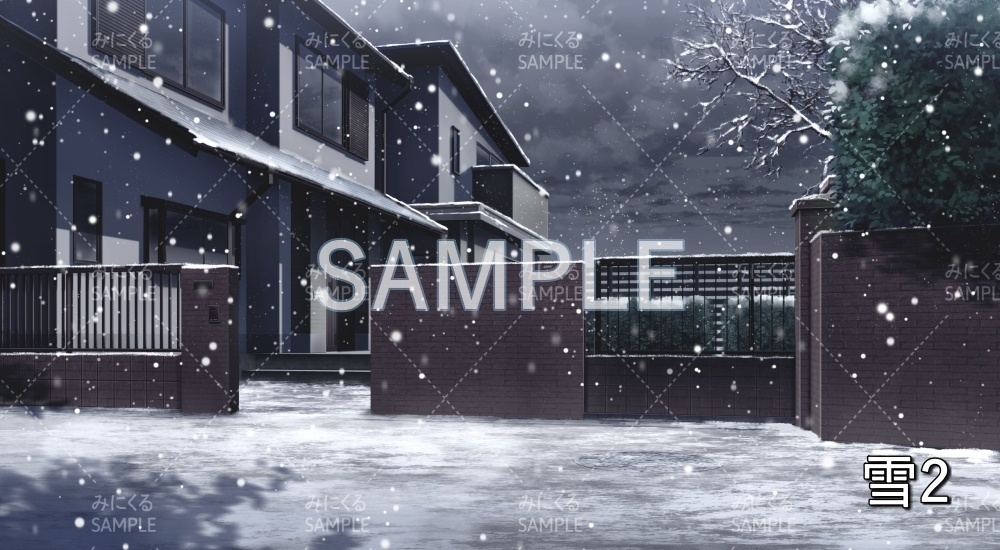 【背景素材】一軒家(日常編part19-BG09_pl_a)