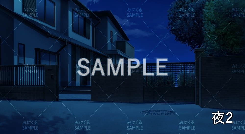 【背景素材】一軒家(日常編part19-BG09_pl_a)