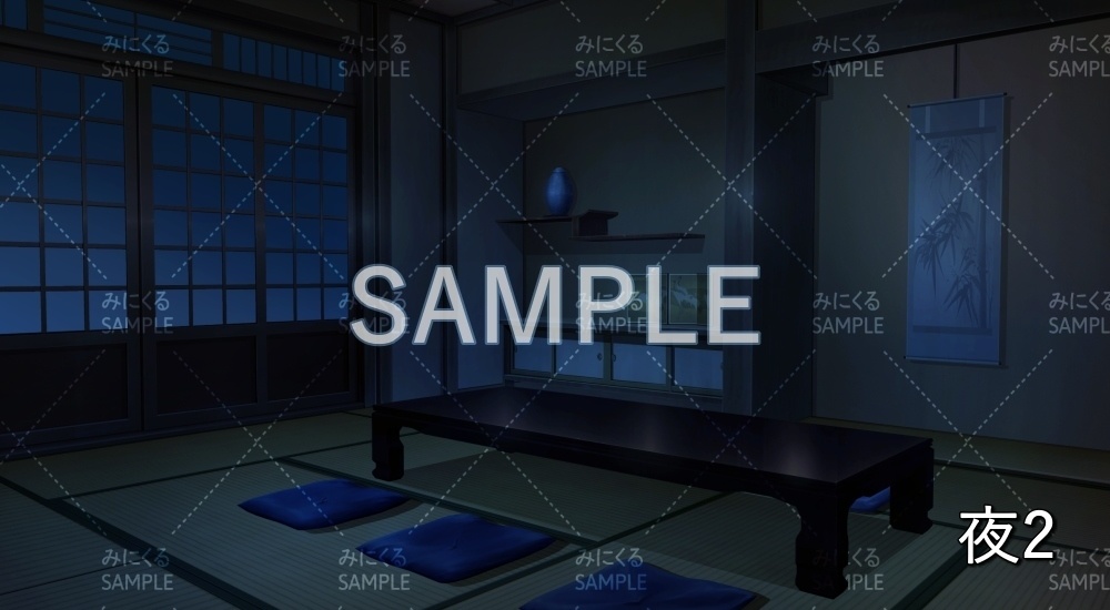 【背景素材】和室客間(日常編part19-BG24_pl_a)