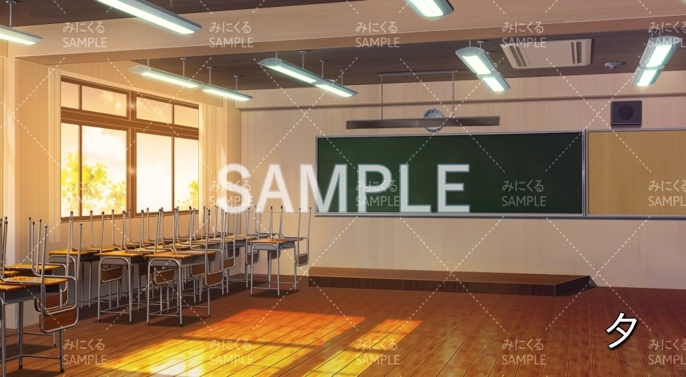 【背景素材】空き教室/掃除 雪差分有(学園編part11-BG17_d_a)