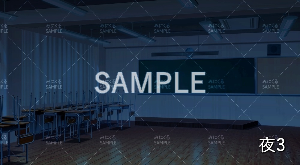 【背景素材】空き教室/掃除 雪差分有(学園編part11-BG17_d_a)