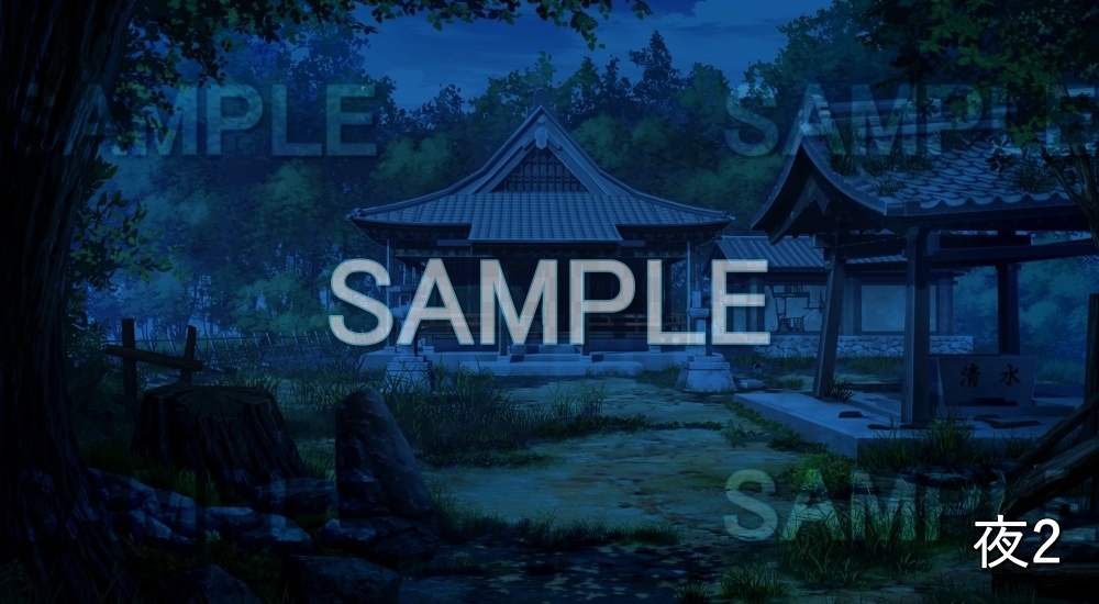 【背景素材】神社(日常編part20-BG18_d_e)