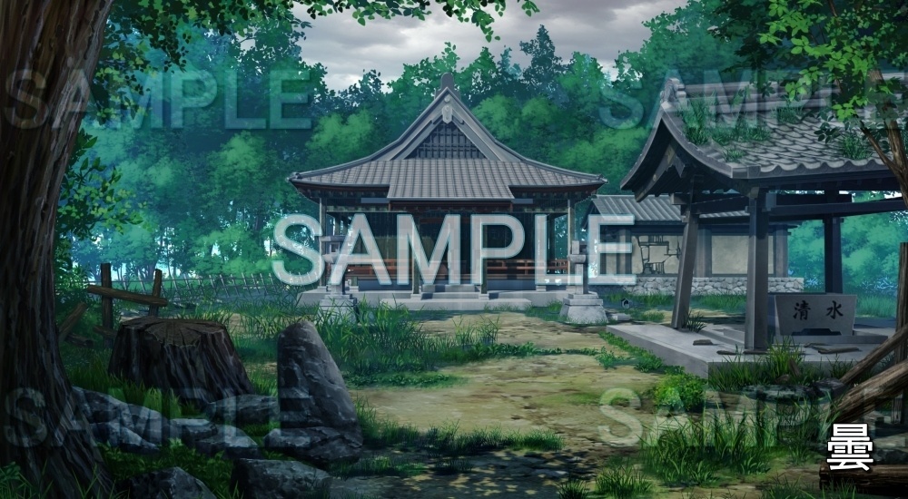 【背景素材】神社(日常編part20-BG18_d_e)