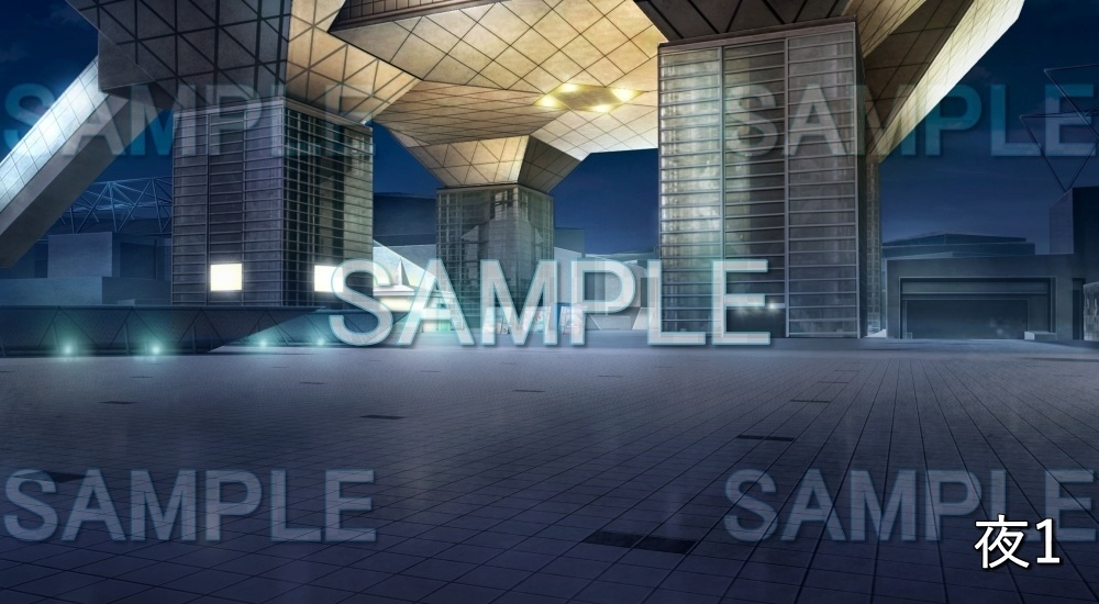 【背景素材】展示場 (店舗編part01-cu04)