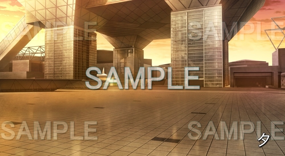 【背景素材】展示場 (店舗編part01-cu04)