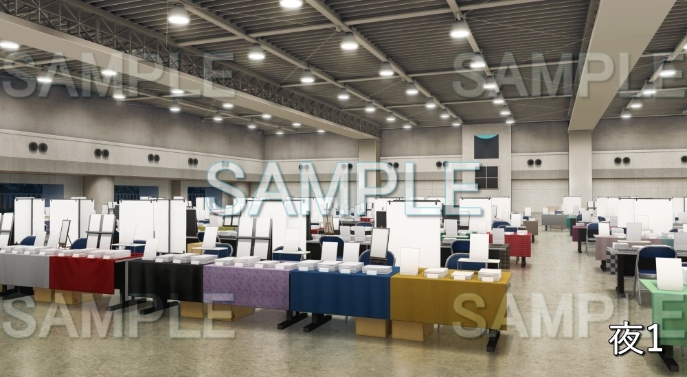 【背景素材】イベント会場 (店舗編part01-shop01)