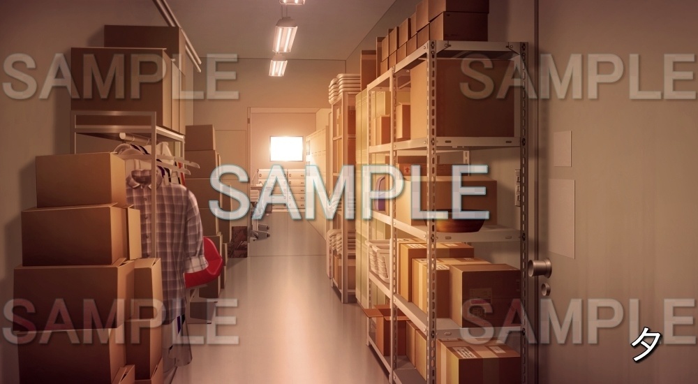 【背景素材】バックヤード(店舗編part01-cu13)