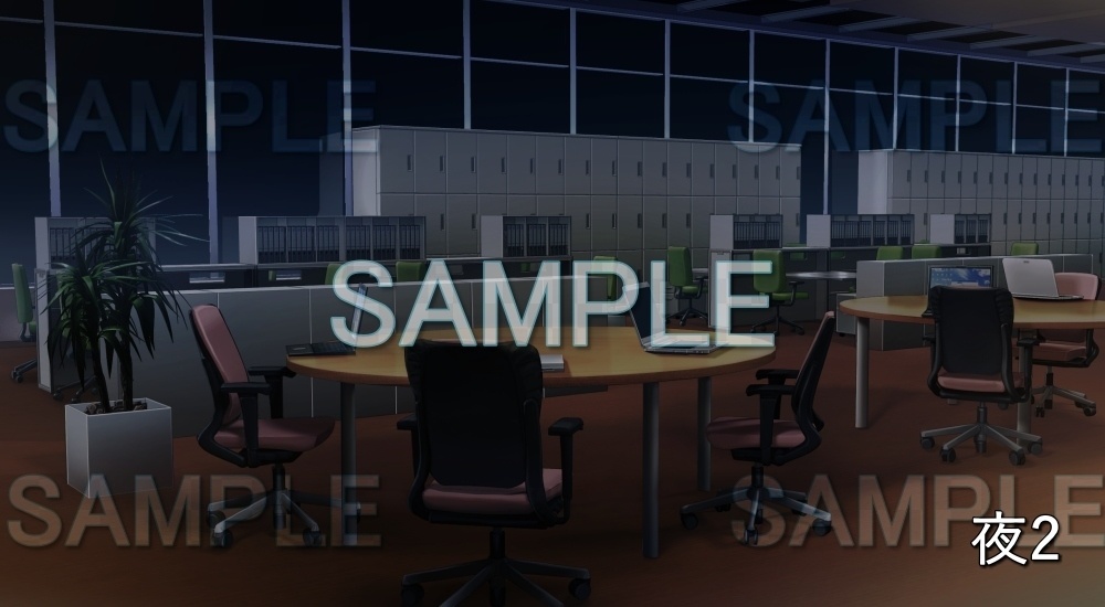 【背景素材】オープンオフィス (オフィス編part02-office04)