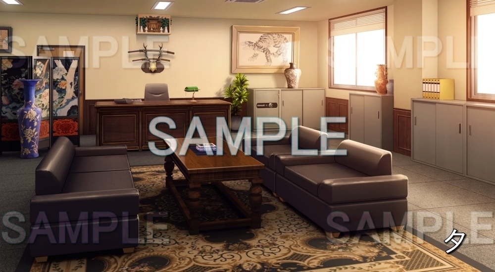 【背景素材】いかついオフィス (オフィス編part02-office07)