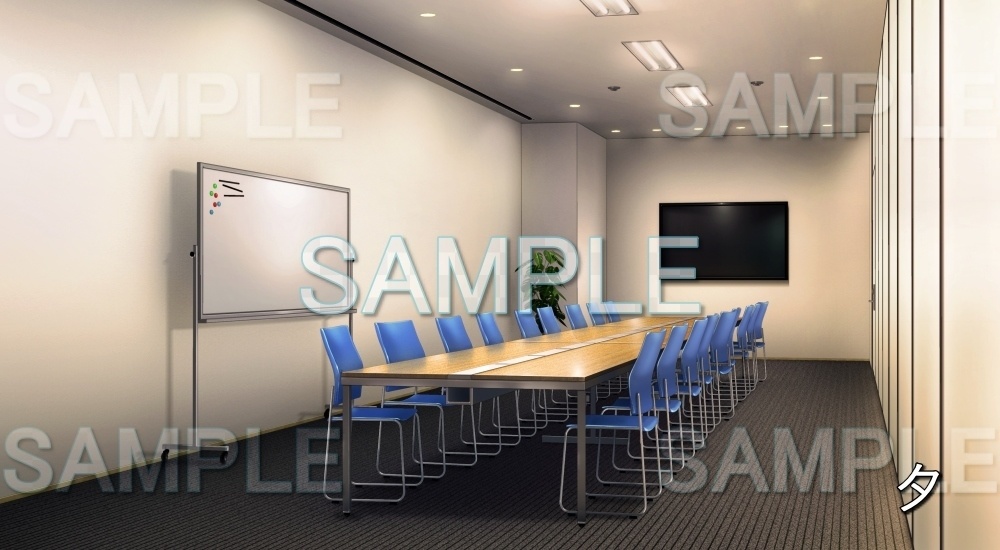 【背景素材】会議室 (オフィス編part02-office08)