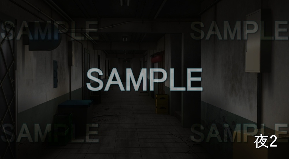 【背景素材】雑居ビル 通路 (オフィス編part02-office11)