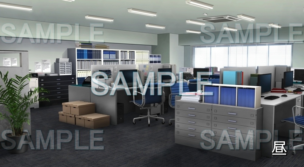 背景素材 オフィス 事務所 オフィス編part02 Office13 背景専門店みにくる Booth