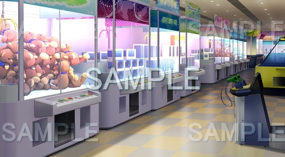 背景素材 ゲームセンター 特殊編part02 Bg035h 背景専門店みにくる Booth