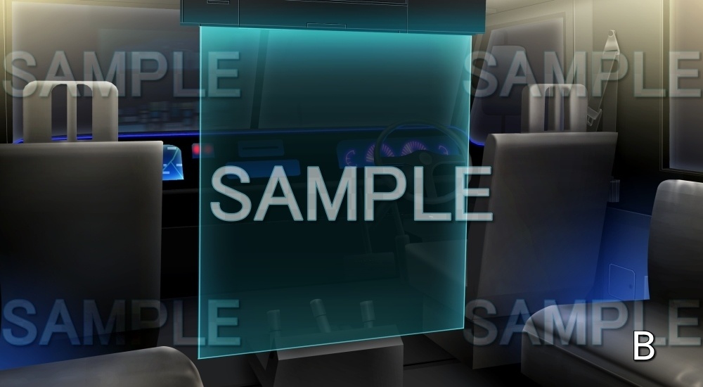 【背景素材】車内モニター (未来編part01-bg019h)