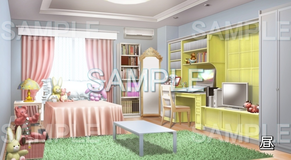 【背景素材】液タブがある部屋② (日常編part21-cu02)