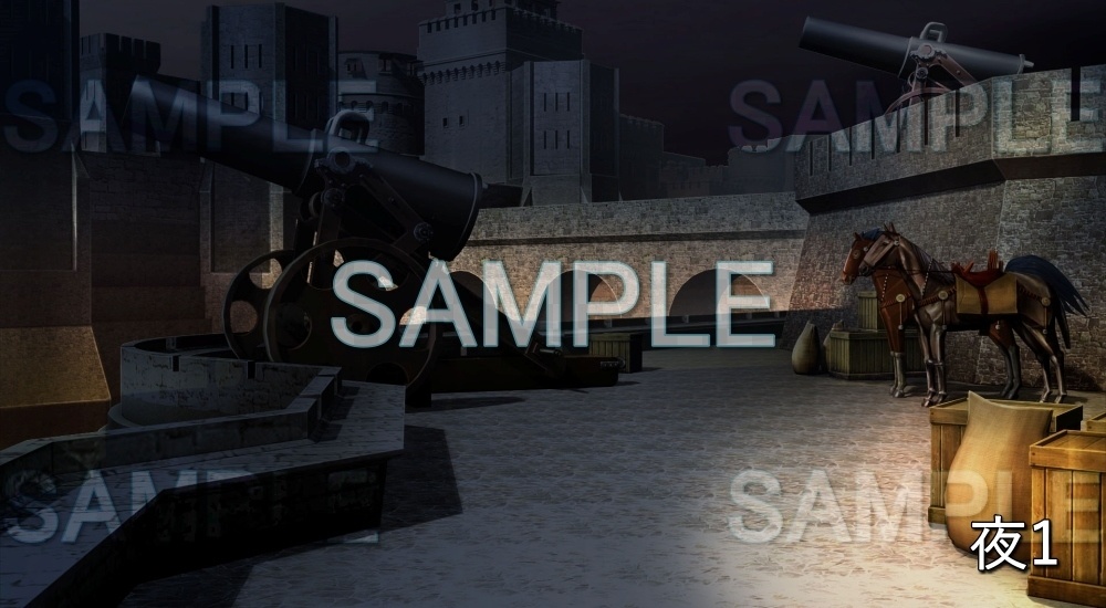 【背景素材】王宮 城塞 (ファンタジー編part02-animfan_04)