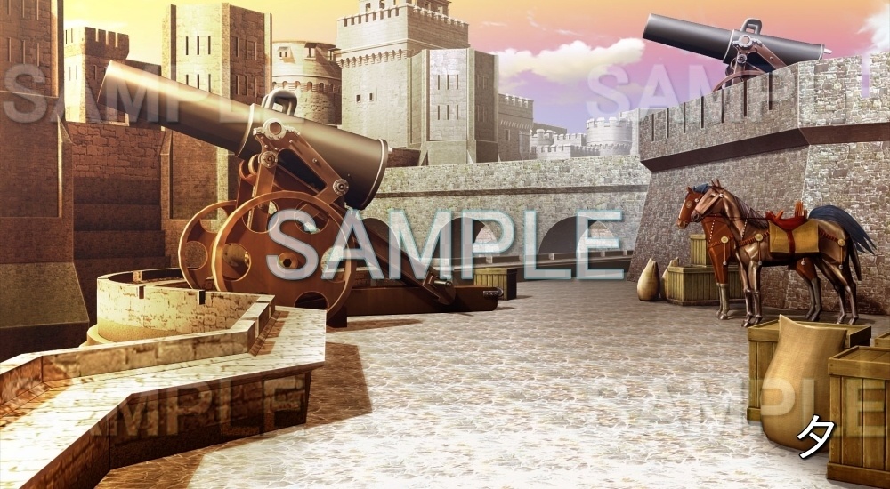 【背景素材】王宮 城塞 (ファンタジー編part02-animfan_04)