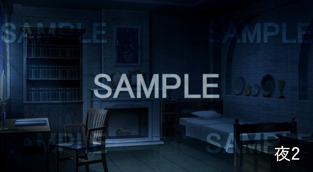 【背景素材】王宮 部屋 (ファンタジー編part02-esfan001)