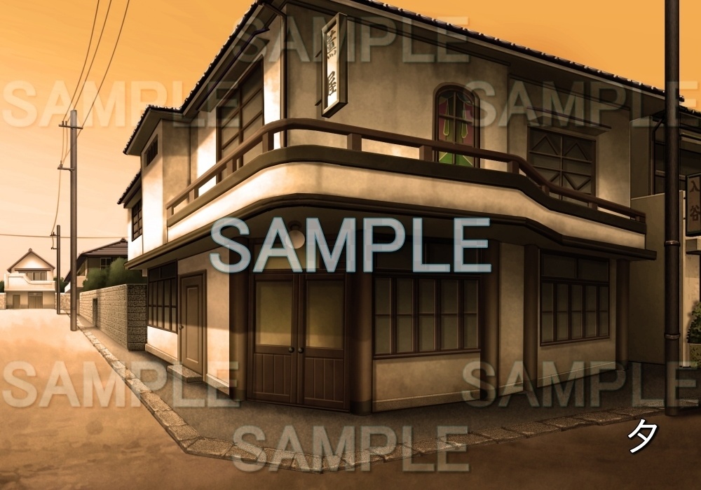 【背景素材】レトロな宿 (レトロ編part1-etc005)