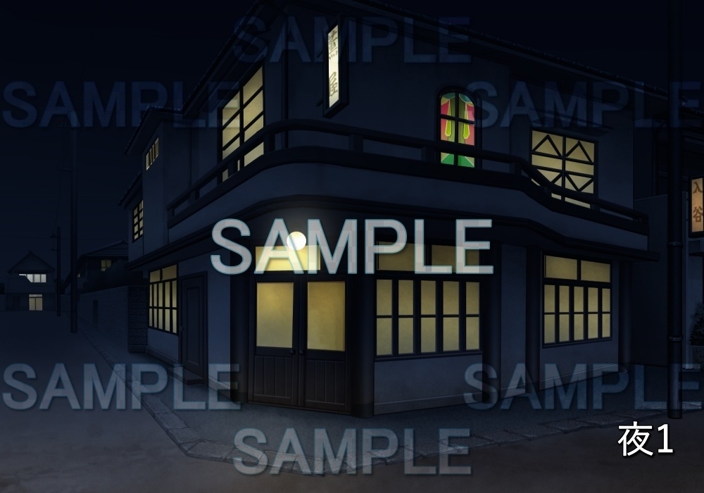 【背景素材】レトロな宿 (レトロ編part1-etc005)