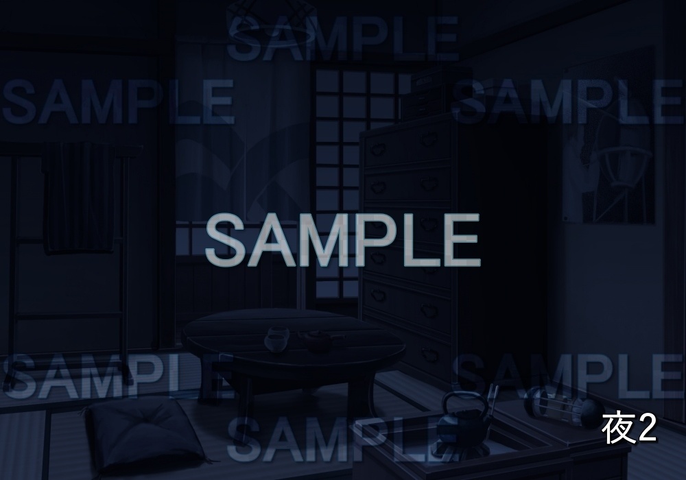 【背景素材】レトロな和室 (レトロ編part1-etc007)