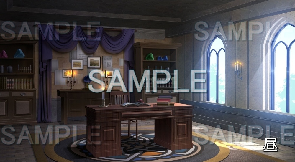 背景素材 王宮 魔術士の部屋 ファンタジー編part02 Esfan004 背景専門店みにくる Booth