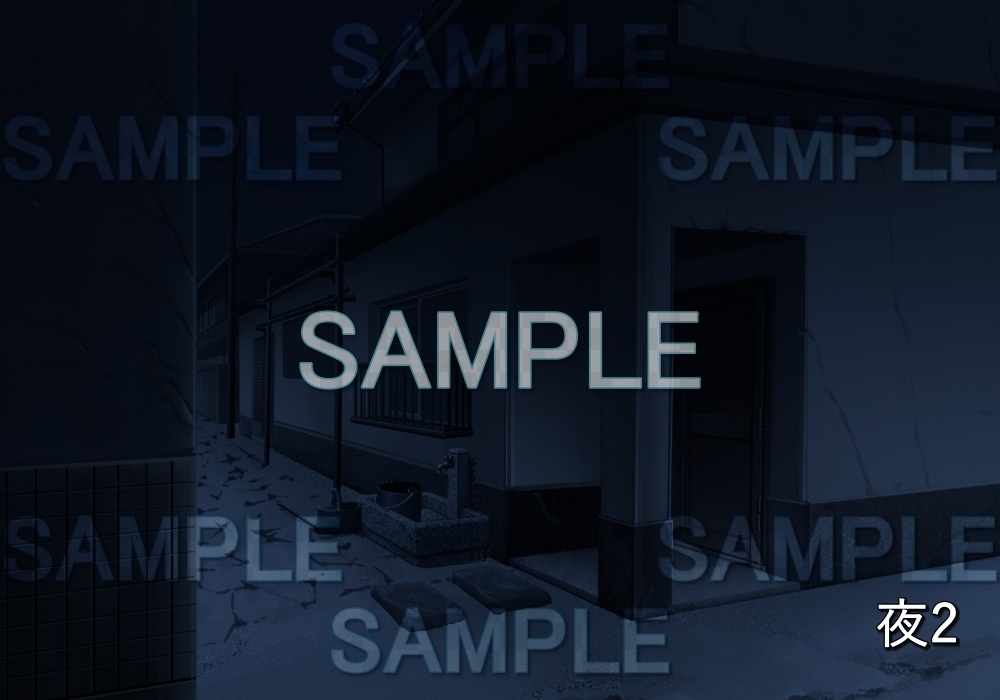 【背景素材】レトロな家 (レトロ編part1-etc011)