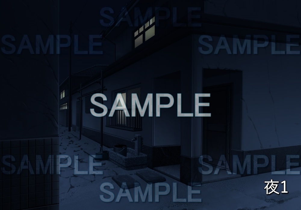 【背景素材】レトロな家 (レトロ編part1-etc011)