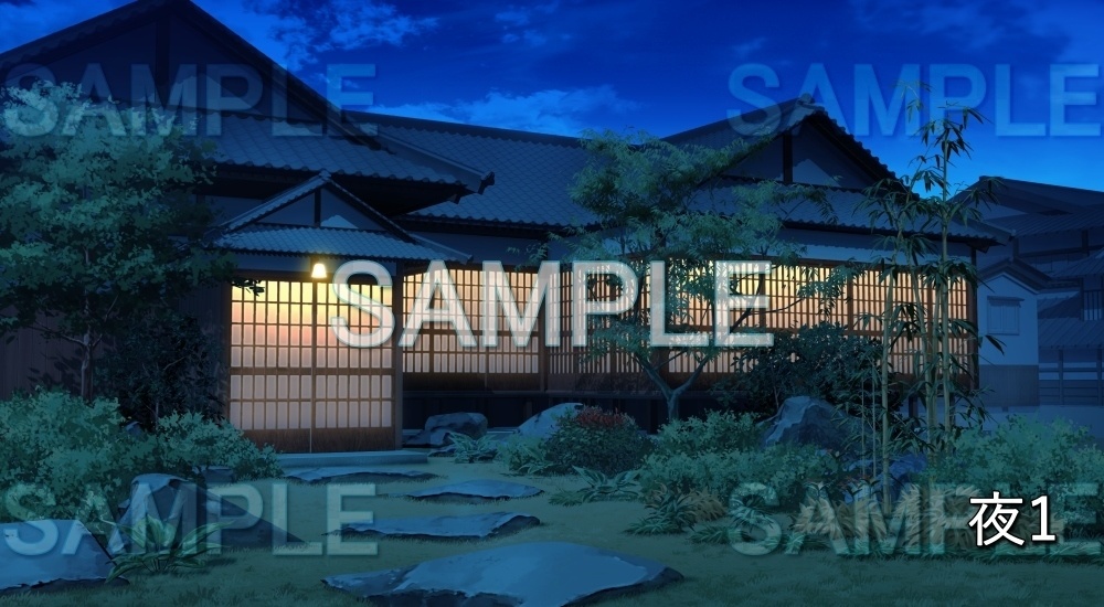 【背景素材】日本家屋の家 (日常編part18-bg013h)